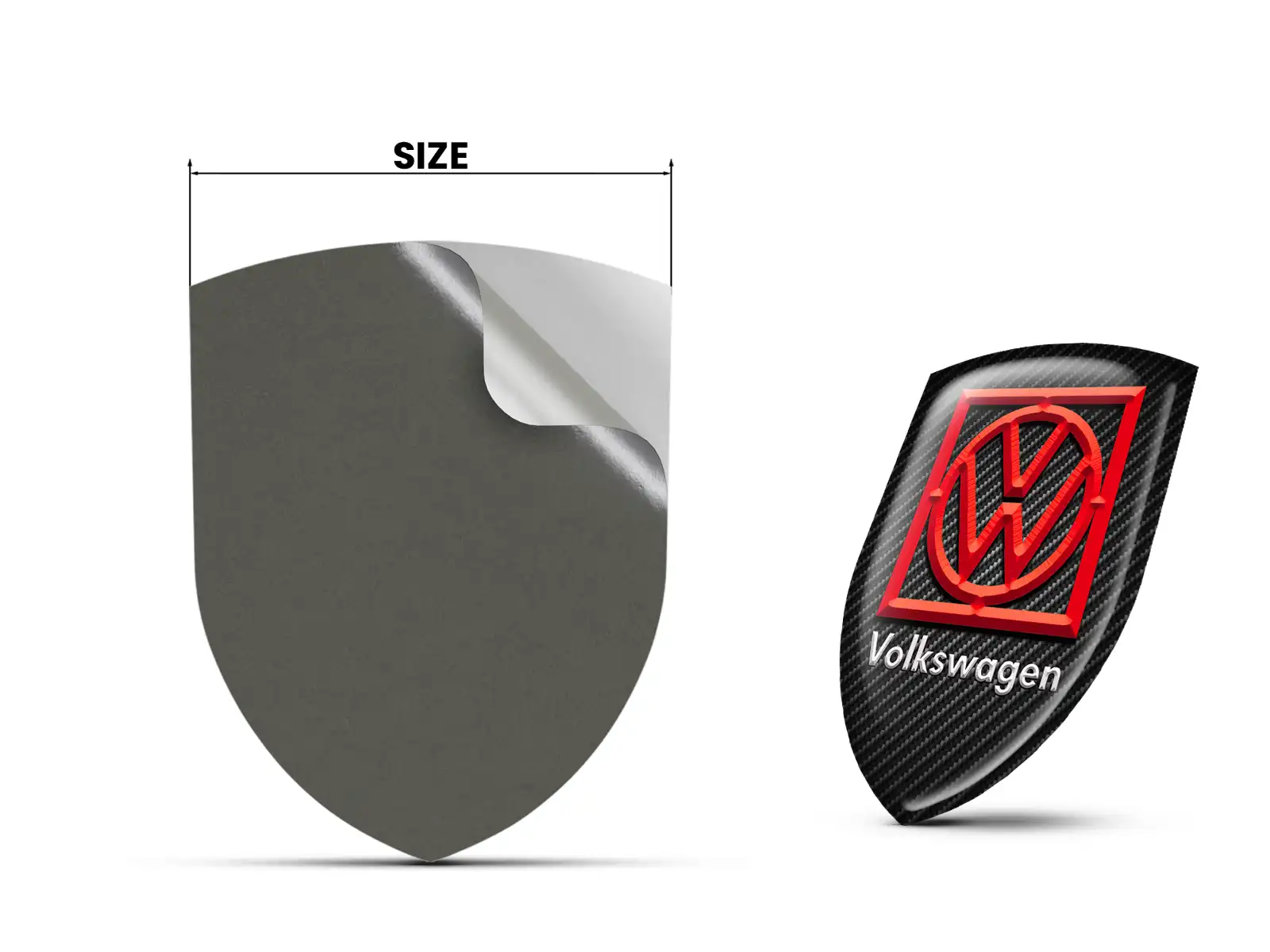 VW Heckscheibenaufkleber Exklusiv Minimal Anpassbar